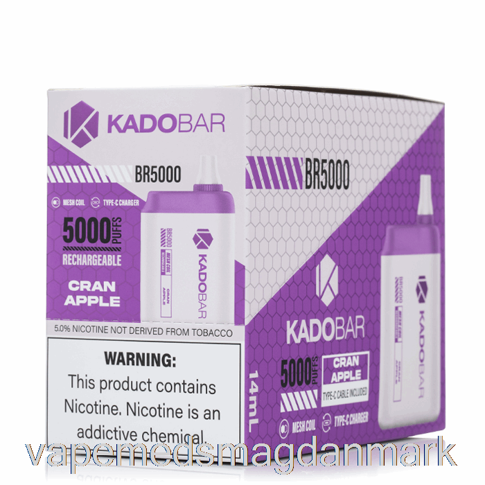 Vape Væske [5-pack] Kado Bar Br5000 Engangs